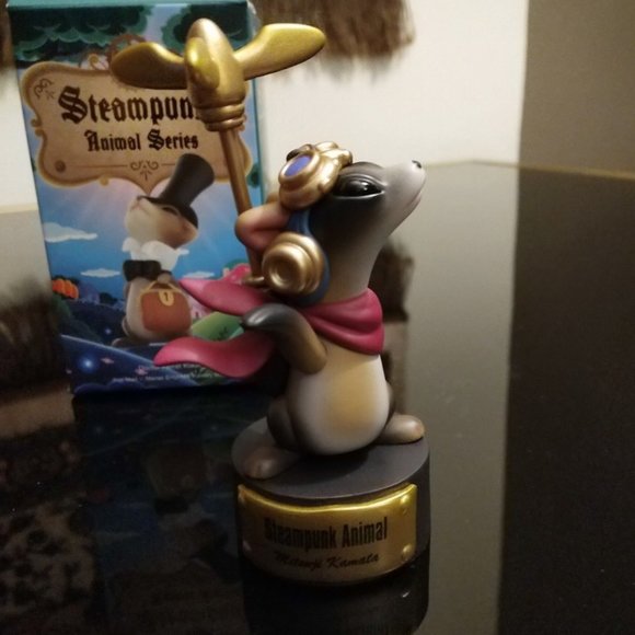 POP MART x Steampunk Animal Series Flying Ferret Aron Blind Box - Picture 8 of 10